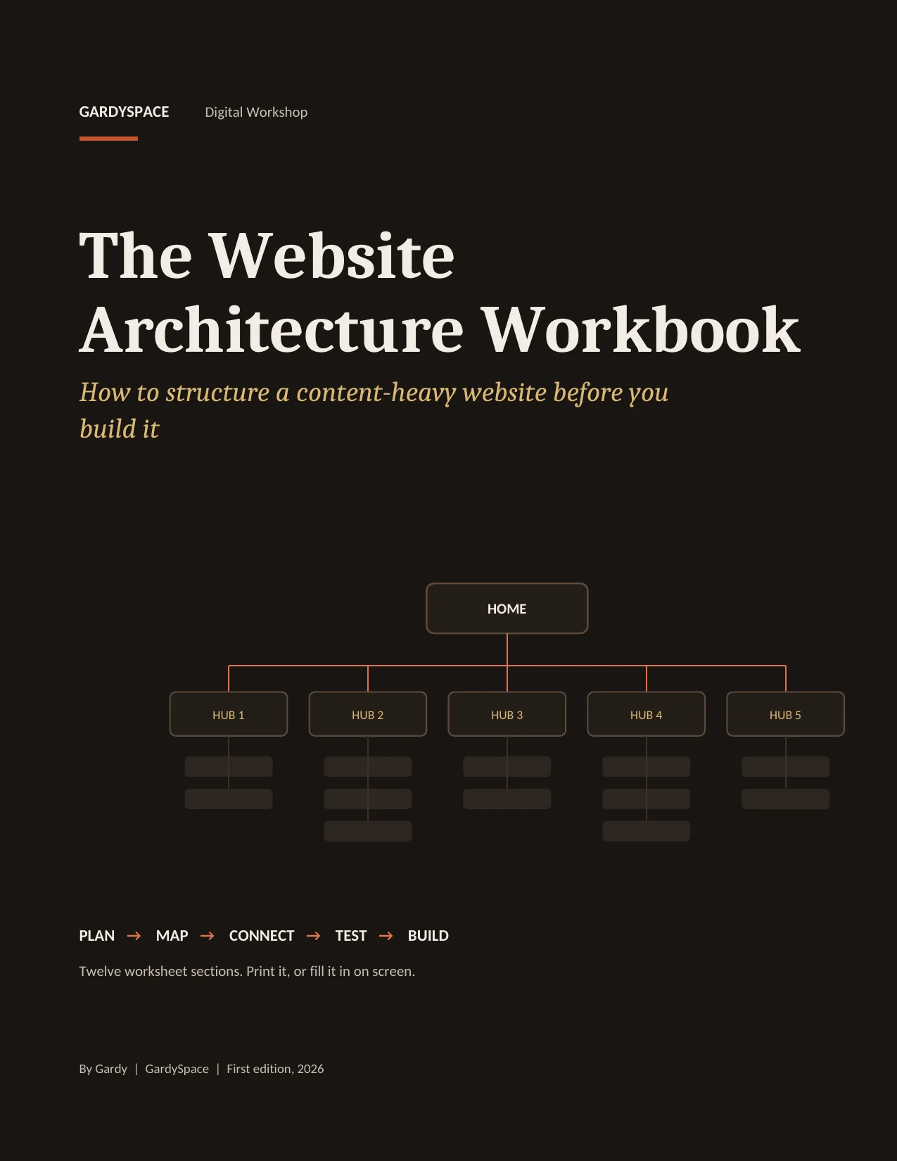 Website Architecture Workbook cover